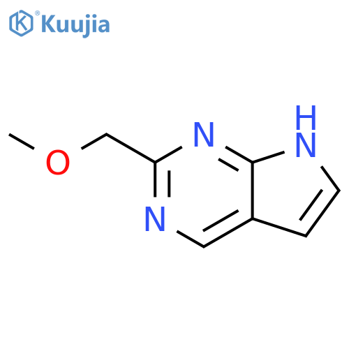 2-(methoxymethyl)-7H-Pyrrolo[2,3-d]pyrimidine structure