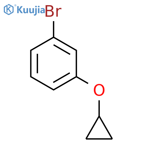 1-Bromo-3-cyclopropoxybenzene structure