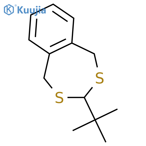 2,4-Benzodithiepin, 3-(1,1-dimethylethyl)-1,5-dihydro- structure