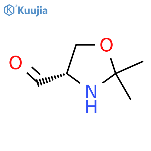 4-Oxazolidinecarboxaldehyde, 2,2-dimethyl-, (4S)- structure