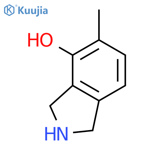 2,3-dihydro-5-methyl-1H-Isoindol-4-ol structure