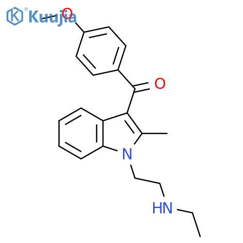 Methanone,[1-[2-(ethylamino)ethyl]-2-methyl-1H-indol-3-yl](4-methoxyphenyl)- structure