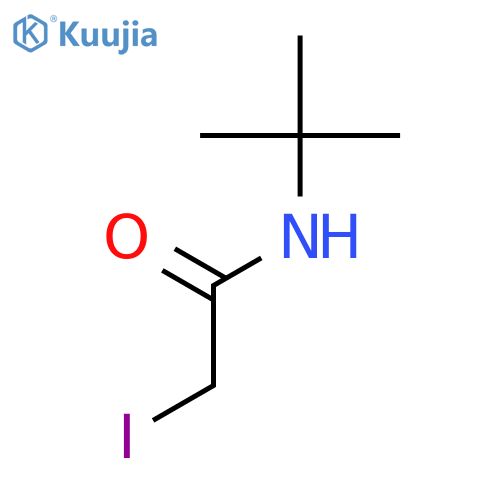 Acetamide, N-(1,1-dimethylethyl)-2-iodo- structure