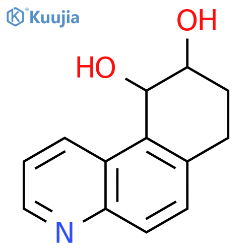 (9S,10S)-7,8,9,10-tetrahydrobenzo[f]quinoline-9,10-diol structure