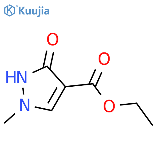 ethyl 3-hydroxy-1-methyl-1H-pyrazole-4-carboxylate structure