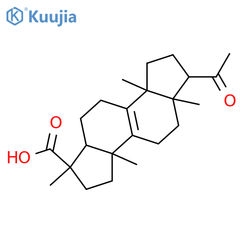 Dicyclopenta[a,f]naphthalene-1-carboxylicacid,6-acetyl-1,2,3,3a,4,5,5a,6,7,8,8a,9,10,10a-tetradecahydro-1,3a,5a,8a-tetramethyl-,(1R,3aS,5aR,6S,8aR,10aR)- structure