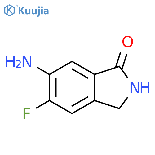6-amino-5-fluoro-2,3-dihydro-1H-Isoindol-1-one structure