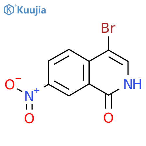 4-Bromo-7-nitroisoquinolin-1(2H)-one structure