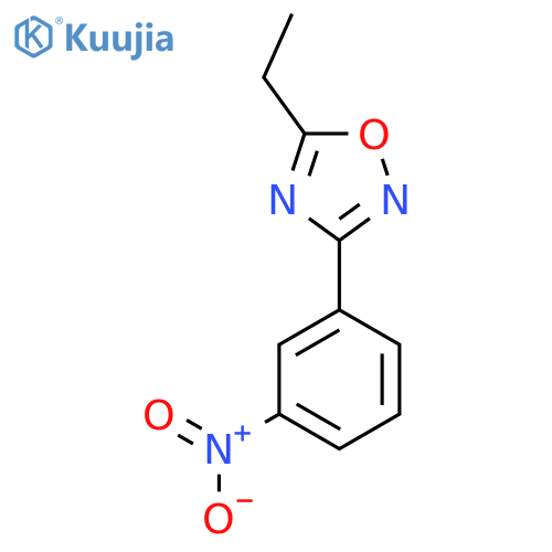 5-Ethyl-3-(3-nitrophenyl)-1,2,4-oxadiazole structure