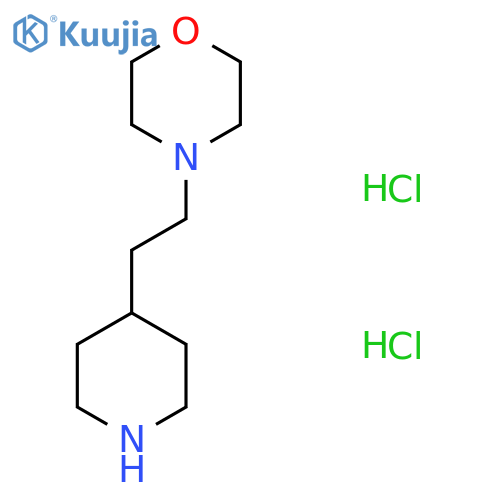 4-(2-Piperidin-4-yl-ethyl)-morpholine dihydrochloride structure