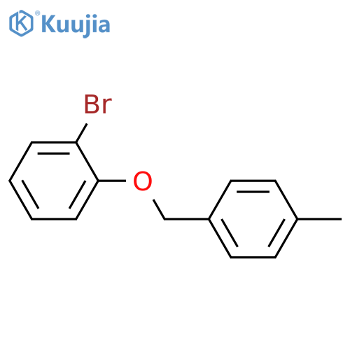 1-bromo-2-[(4-methylphenyl)methoxy]benzene structure