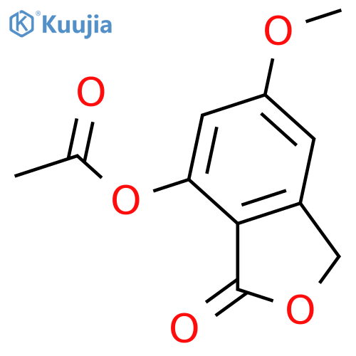 5,7-Dihydroxy-1(3H)-isobenzofuranone; 5-Me ether, 7-Ac structure