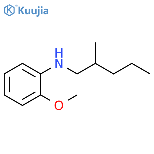 2-methoxy-N-(2-methylpentyl)aniline structure
