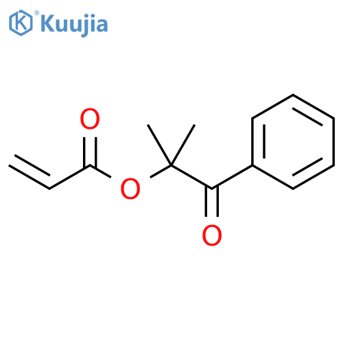 2-Propenoic acid, 1,1-dimethyl-2-oxo-2-phenylethyl ester structure
