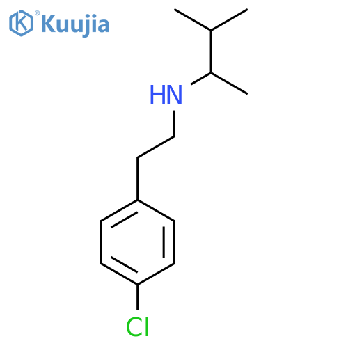 [2-(4-Chlorophenyl)ethyl](3-methylbutan-2-yl)amine structure