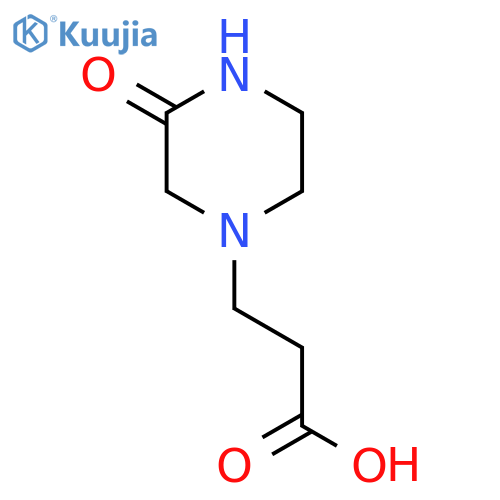 3-(3-Oxopiperazin-1-YL)propanoic acid structure