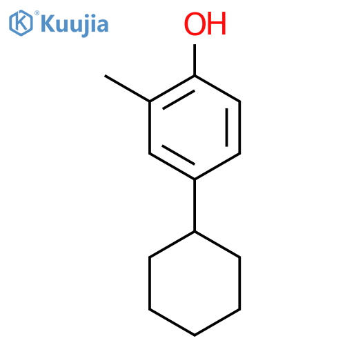 4-cyclohexyl-2-methylphenol structure