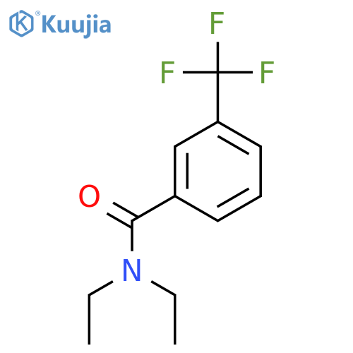 N,n-diethyl-3-(trifluoromethyl)benzamide structure