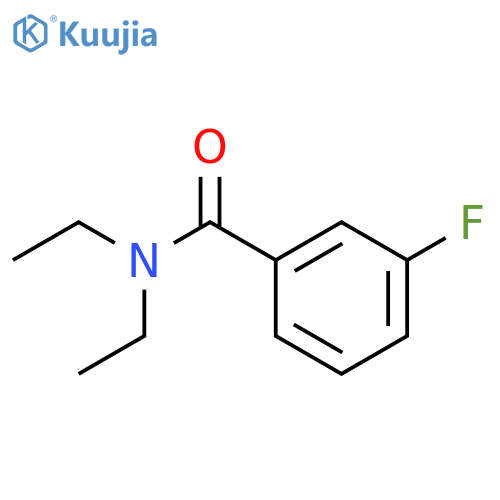 N,n-diethyl-3-fluorobenzamide structure