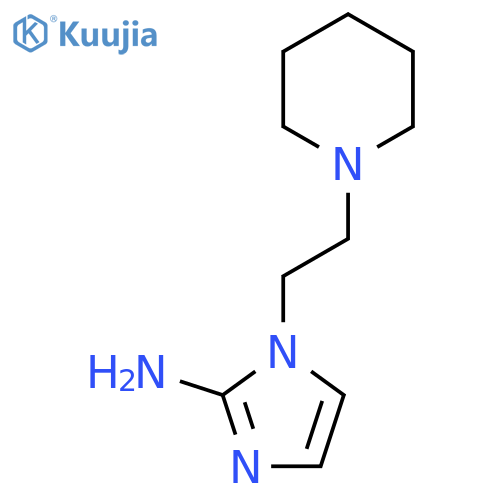 1-2-(piperidin-1-yl)ethyl-1H-imidazol-2-amine structure