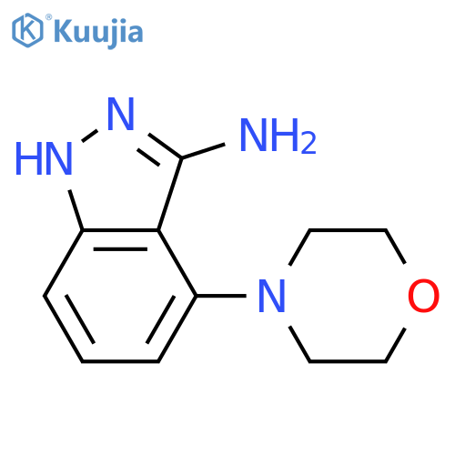 4-morpholino-1H-indazol-3-amine structure