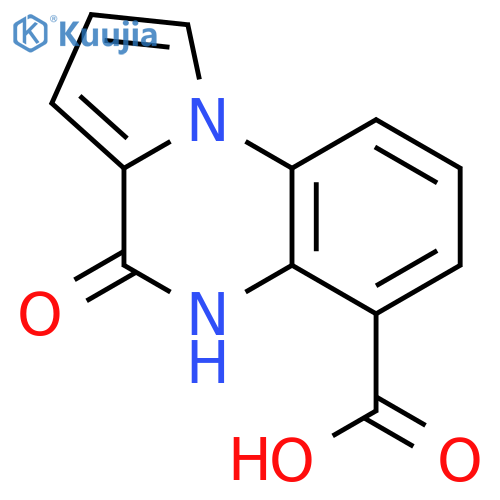 4,5-dihydro-4-oxo-Pyrrolo[1,2-a]quinoxaline-6-carboxylic acid structure