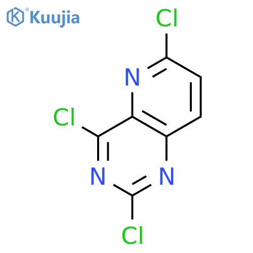 2,4,6-trichloropyrido[3,2-d]pyrimidine structure