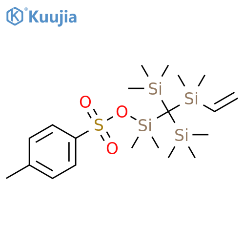 Silanol, [(ethenyldimethylsilyl)bis(trimethylsilyl)methyl]dimethyl-,4-methylbenzenesulfonate structure