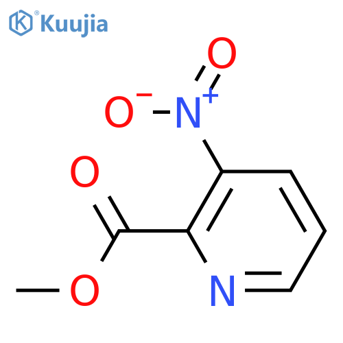 Methyl 3-nitropyridine-2-carboxylate structure