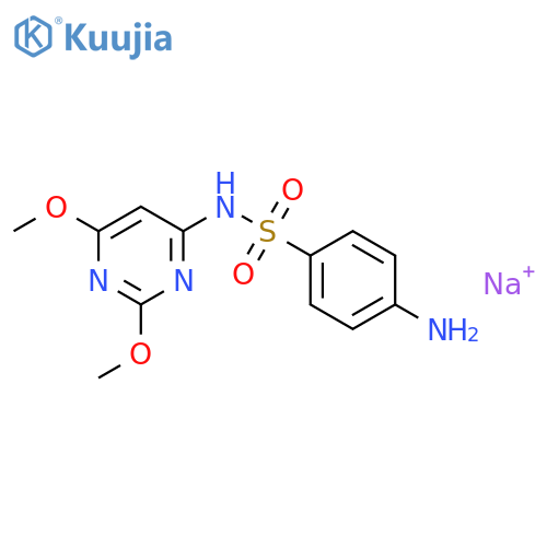 Sulfadimethoxine sodium structure