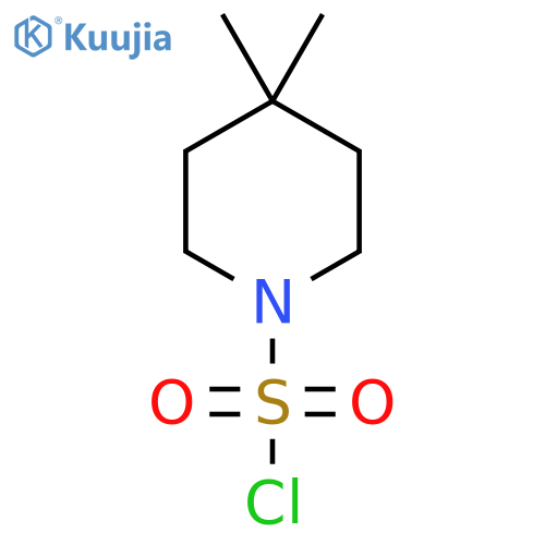4,4-Dimethyl-1-piperidinesulfonyl chloride structure