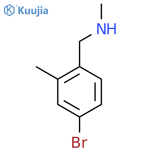 (4-Bromo-2-methylphenyl)methyl(methyl)amine structure