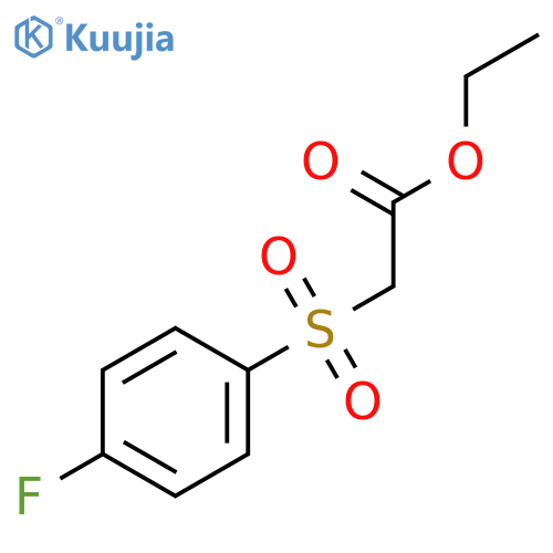 2-[(4-Fluorophenyl)sulfonyl]acetic acid ethyl ester structure