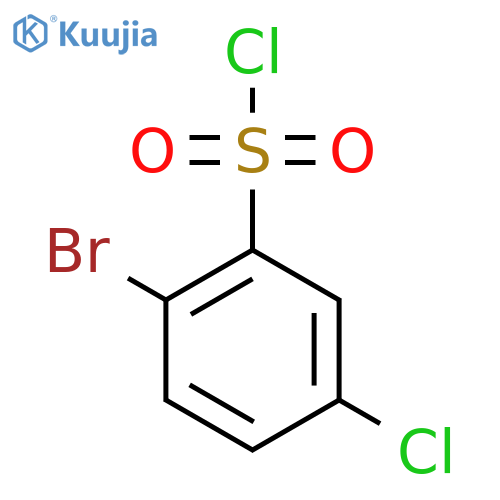 2-Bromo-5-chlorobenzenesulfonyl Chloride structure
