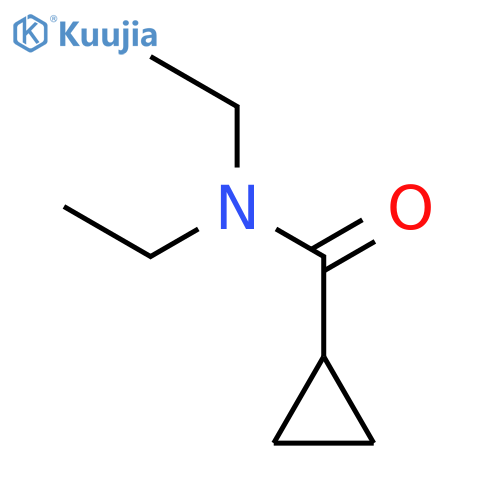 N,n-diethylcyclopropanecarboxamide structure
