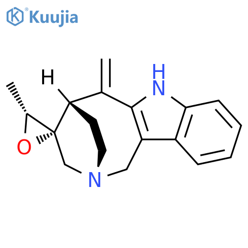 Spiro[2,5-ethano-2H-azocino[4,3-b]indole-4(3H),2'-oxirane],1,5,6,7-tetrahydro-3'-methyl-6-methylene-, (2R,2'R,3'R,5S)- (9CI) structure