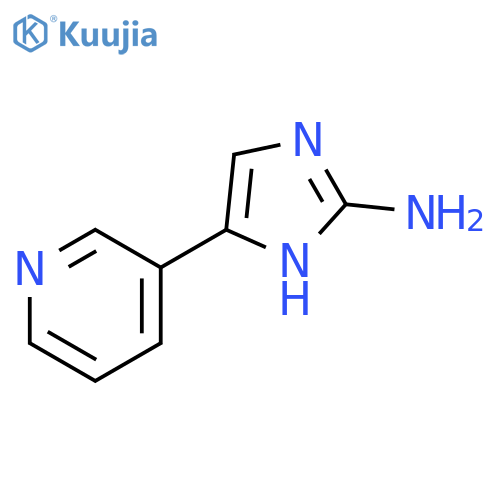 4-(pyridin-3-yl)-1H-imidazol-2-amine structure