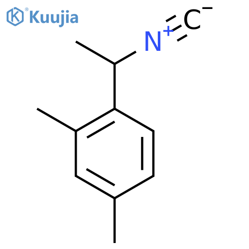 1-(1-isocyanoethyl)-2,4-dimethylbenzene structure