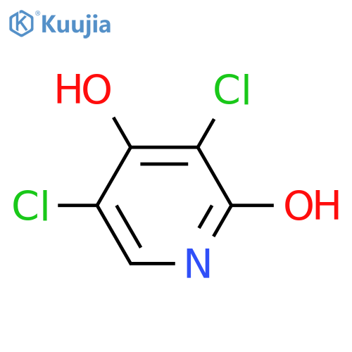 3,5-Dichloropyridine-2,4-diol structure