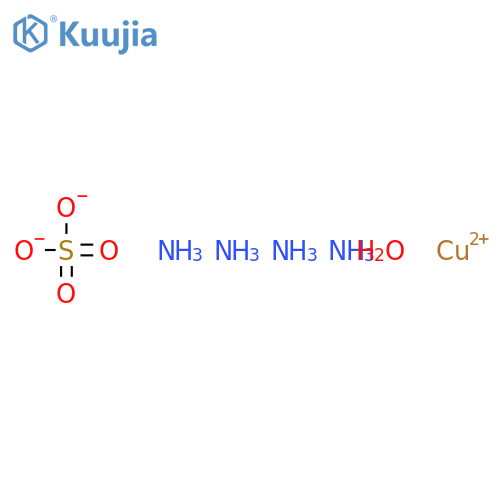 TETRAAMMINECOPPER (II) SULFATE HYDRATE structure