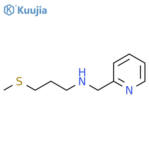 [3-(methylsulfanyl)propyl][(pyridin-2-yl)methyl]amine structure