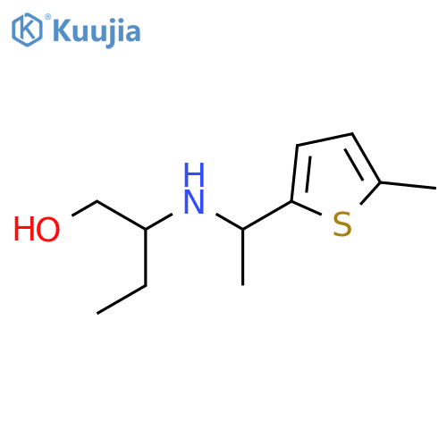 2-{1-(5-methylthiophen-2-yl)ethylamino}butan-1-ol structure