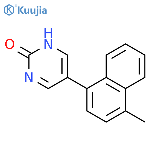 5-(Naphthalen-1-yl)pyrimidin-2-ol structure