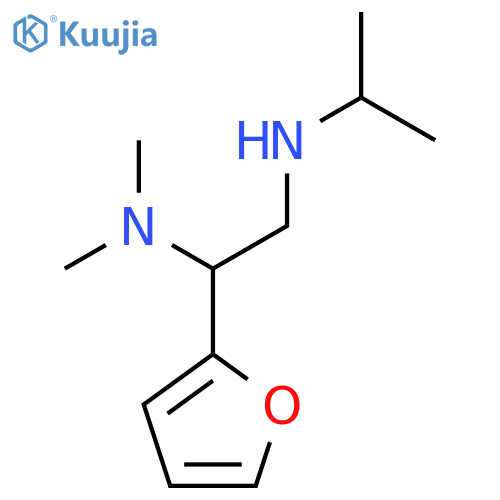 [2-(Dimethylamino)-2-(furan-2-yl)ethyl](propan-2-yl)amine structure