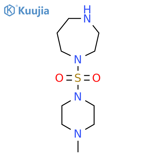 1-((4-Methylpiperazin-1-yl)sulfonyl)-1,4-diazepane structure