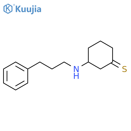N-(3-phenylpropyl)thiolan-3-amine structure