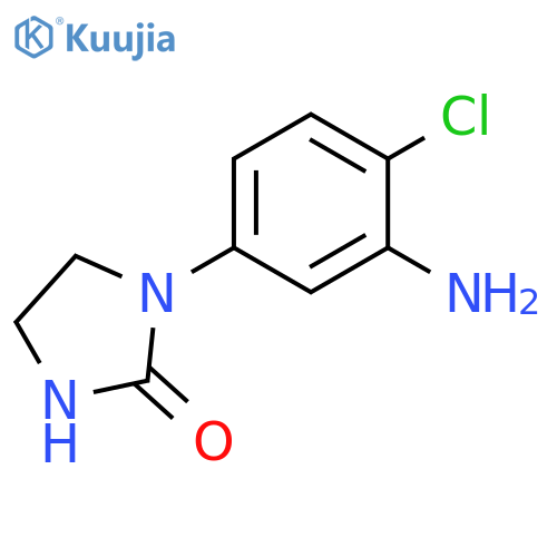 1-(3-amino-4-chlorophenyl)imidazolidin-2-one structure