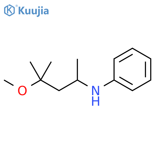 N-(4-methoxy-4-methylpentan-2-yl)aniline structure