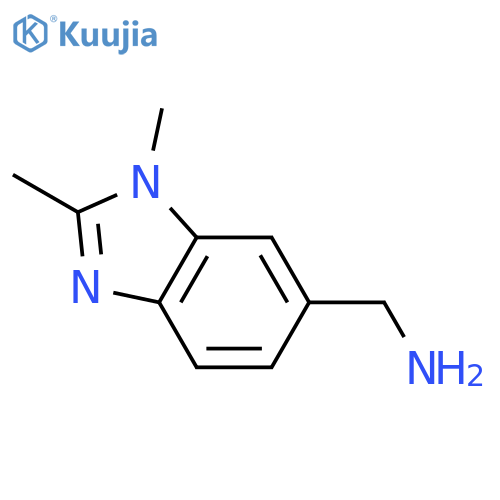 1,2-dimethyl-1H-Benzimidazole-6-methanamine structure