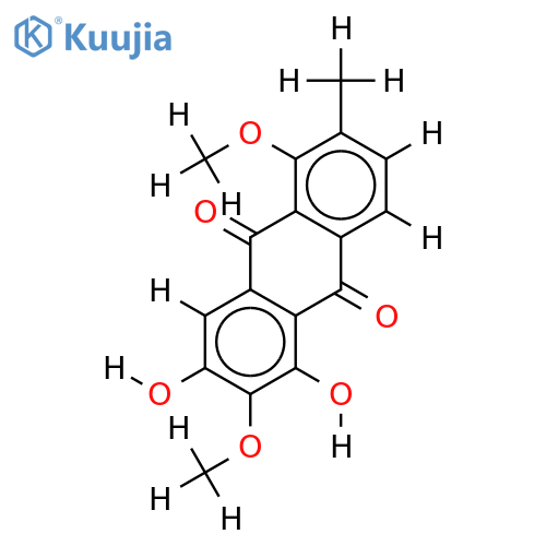1,3-Dihydroxy-2,5-dimethoxy-6-methyl-anthrachinon structure
